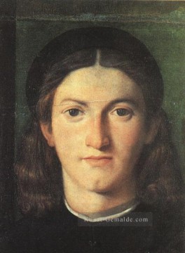  kopf - Kopf eines jungen Mannes Renaissance Lorenzo Lotto